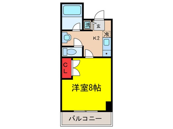 グリーンハイツ豊川ⅡAの物件間取画像